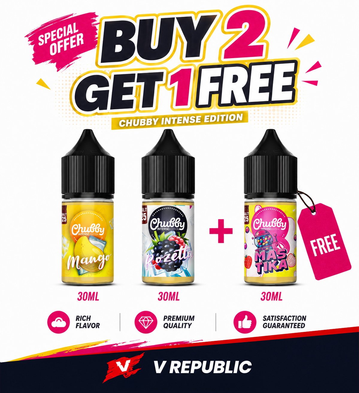 Chubby Salt Offer (Buy 2 Get 1 Free) LE 360