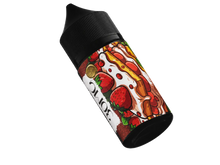 E-Liquid bottle from THE BARTENDER with Strawberry Milfay Salt flavor, 30ml, 30mg nicotine salt, featuring a vibrant strawberry design.