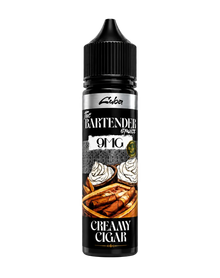 THE BARTENDER Creamy Cigar 60ml E-Liquid in MTL bottle, featuring a rich, smooth cigar flavor for vaping.