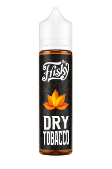 E-Liquid bottle labeled The Frisky Dry Tobacco 60ml by The Frisky E-Juice, designed for MTL vaping, with tobacco flavor.
