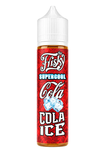 The Frisky Supercool Cola Ice 60ml e-liquid by The Frisky E-Juice, 9mg nicotine, in a clear 60ml bottle with cola and ice flavor.