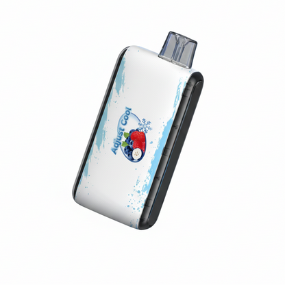 TOKYO ADJUST COOL 50K disposable vape with Blueberry Raspberry flavor, featuring a sleek blue design and compact size.