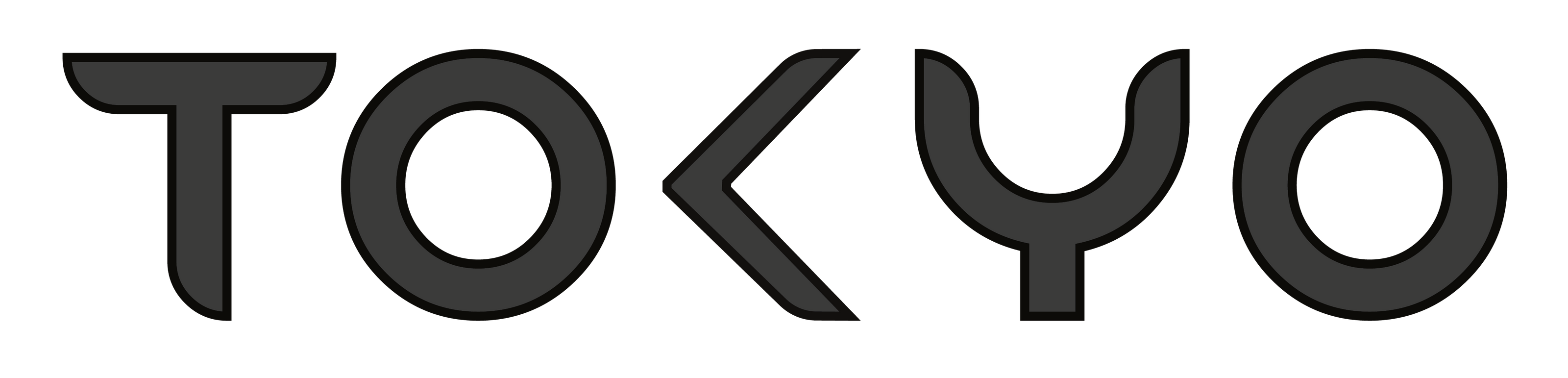 Black 'TOKYO' logo on a white background