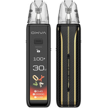 OXVA vaping device with 'Ultra Carbon' text on a white background