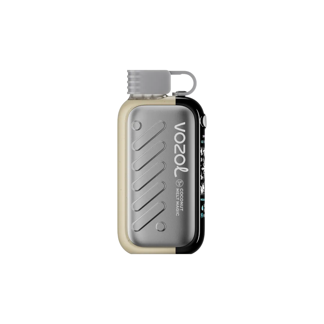 VOZOL GEAR ICE&SWEET disposable vape with coconut melt flavor, 50K puffs, 50mg salt nicotine, sleek design.