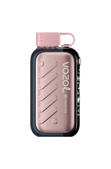 VOZOL GEAR ICE&SWEET Peach Ice disposable vape with 50,000 puffs and 50mg salt nicotine.