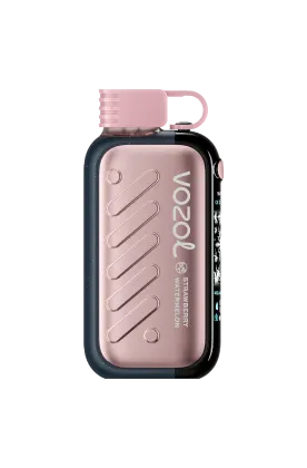 VOZOL GEAR ICE & SWEET disposable vape with strawberry watermelon flavor, 50K puffs, 50mg salt nicotine, modern device design