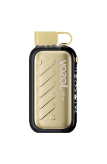 VOZOL GEAR ICE&SWEET disposable vape with vanilla cream tobacco flavor, 50K puffs, 50mg salt nicotine, sleek design.
