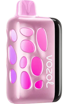 VOZOL RAVE 40K disposable vape with Strawberry Kiwi flavor, 40,000 puffs, 50mg salt nicotine, branded VOZOL RAVE 40K.
