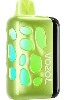 VOZOL RAVE 40K disposable vape with watermelon bubblegum flavor, featuring 40,000 puffs and 50mg salt nicotine.