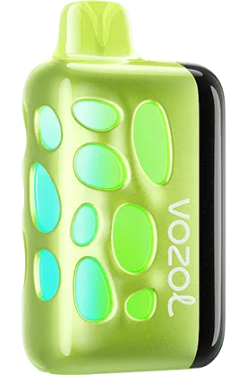 VOZOL RAVE 40K disposable vape with watermelon bubblegum flavor, featuring 40,000 puffs and 50mg salt nicotine.
