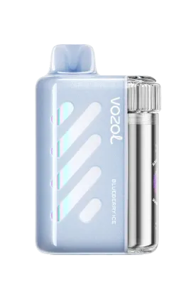 VOZOL Vista 40K Puff Blueberry Ice disposable vape from VOZOL VISTA SERIES, featuring blueberry and icy flavor in sleek design.