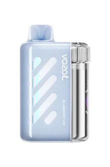VOZOL Vista 40K Puff Blueberry Ice disposable vape from VOZOL VISTA SERIES, featuring blueberry and icy flavor in sleek design.