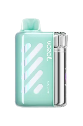 VOZOL Vista 40K Puffs disposable vape in Cool Mint flavor from VOZOL VISTA SERIES, featuring sleek design and refreshing mint taste.