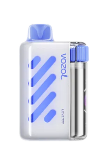VOZOL Vista 40K Puffs Love 777 disposable vape from VOZOL VISTA Series with salt nicotine, showing the product and packaging.