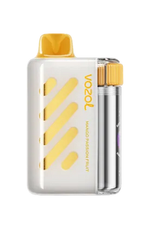 VOZOL Vista 40K Puffs Mango Passion Fruit disposable vape from VOZOL VISTA SERIES with vibrant mango and passion fruit flavor.