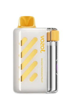 VOZOL Vista 40K Puffs Mango Passion Fruit disposable vape from VOZOL VISTA SERIES with vibrant mango and passion fruit flavor.