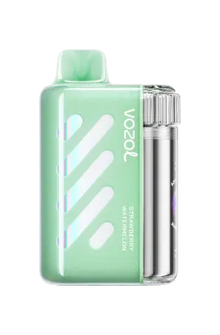 VOZOL Vista 40K Puffs disposable vape in Strawberry Watermelon flavor from VOZOL VISTA SERIES, showing the sleek device.