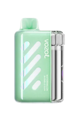 VOZOL Vista 40K Puff disposable vape in Watermelon Bubble Gum flavor from VOZOL VISTA SERIES, featuring colorful packaging and sleek design.